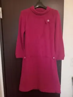 パープル ロングワンピース