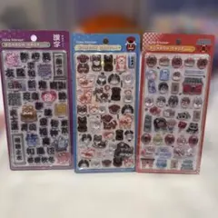 【正規品、即発送】 和柄 和犬 和猫 東京観光　ボンボンドロップ シール