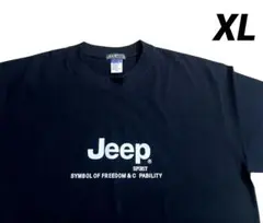 Jeep ジープ半袖Tシャツ　車　企業ロゴ 90s 00s ブラック　XLのサムネイル