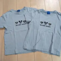 Disney ミッキー Tシャツ 120cm 130cm セット