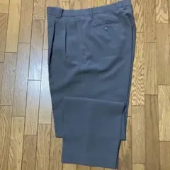 グレー 2タックスラックス　バックポケット付