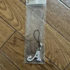 スワロフスキー風「A」型チャーム　ハートカンパニー