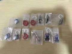 スーパー戦隊　仮面ライダー　めじるしアクセサリー　12点セット