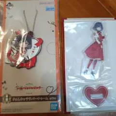 一番くじ　学マス　秦谷美鈴アクリルスタンド＆ラバーチャーム