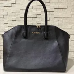 CECIL McBEE　レザーハンドバッグ　ボストンバッグ　大容量