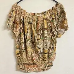 美品✨ RACHEL ZOE 【L】 半袖チュニック オフショルダー