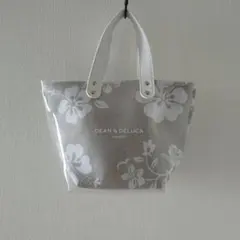 DEAN & DELUCA ハワイ限定 ハイビスカス トートバッグ グレー