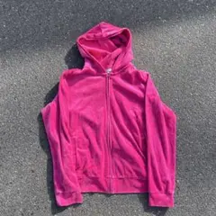 y2k archive ジップパーカー ベロア ピンク 平成 ギャル 00s