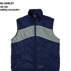 00s OAKLEY Y2K TEC 中綿ベスト ネイビー L archive