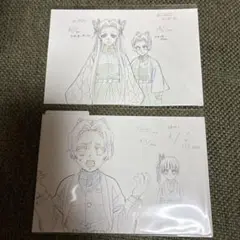 ufotable 鬼滅の刃 柱展 原画ポストカード