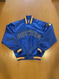 Majestic ジャケット　Lサイズ　ブルー MLB マジェスティック メンズ - MLB | セレクション公式