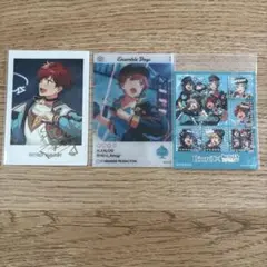 あんスタ 天城一彩 ALKALOID 3点セット ぱしゃっつ エモカ ステッカー