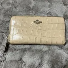 COACH 長財布　ベージュ