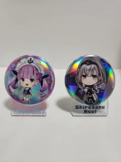 hololive SUPER EXPO 開催記念缶バッジ＆スタンド