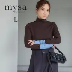 【新品タグ付き】田中里奈　しまむら　裏起毛配色プルオーバー　L ブラウン　ロンT