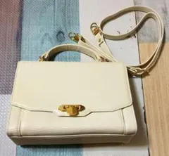 PELLE BORSA ショルダーバッグ アイボリー ペレボルサ