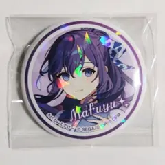 プロセカ ローソン ホログラム缶バッジ 朝比奈まふゆ