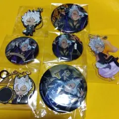 ディズニーツイステッドワンダーランドサバナクロージャック缶バッジキーホルダー