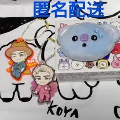BT21ランダムフェイスブローチKOYA TinyTANラバマス RM3点セット
