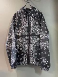 TETE HOMME コーチジャケット ペイズリー 美品 十字架