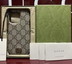 新品 GUCCI グッチ iPhone 13 pro ケース アイフォンケース
