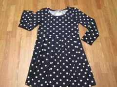 新品THE EMPOLIUM●ドット柄フレアワンピース（Ｍ）お値下げ