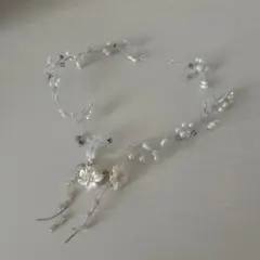 ウェディング　ヘッドドレス　イヤリング