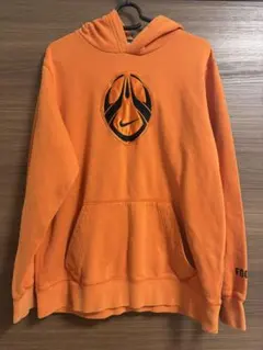 US NIKE オレンジ FOOTBALL パーカー　スウェット
