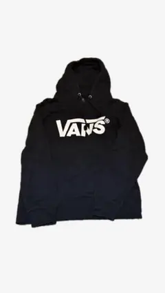 VANS 黒 フード付きパーカー