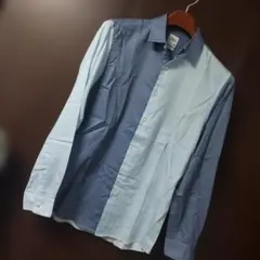 ZARA ザラ 長袖シャツ クレイジーパターン 千鳥柄 レギュラーフィット 綿