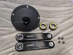 【USED】ROTOR ALDHU CRANK 165mm （30mmアスクル） Rotor Aldhu 3D+ crankset with choice of Arm length and spidering