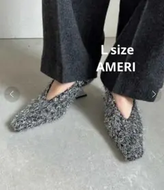 AMERI パンプス シルバー ブラック ラメのサムネイル