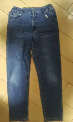 デニムパンツ 160cm ウエストゴム