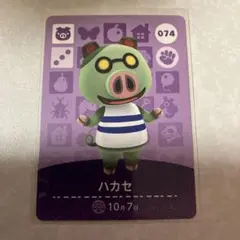 どうぶつの森　amiiboカード　ハカセ　1