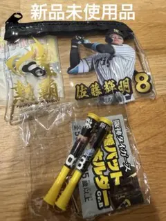 阪神タイガース 佐藤輝明（サトテル）グッズセット、フィギュア+缶
