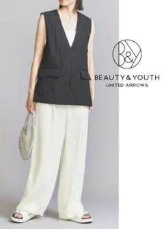 BEAUTY&YOUTH UNITED ARROWS★ジャカードVネックべスト