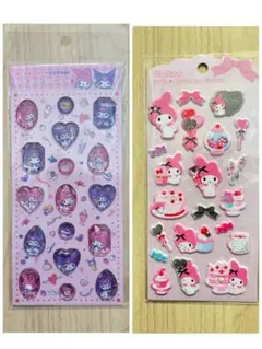 【国内正規品】マイメロディ クロミ ストーンシール マシュマロシール 2点セット