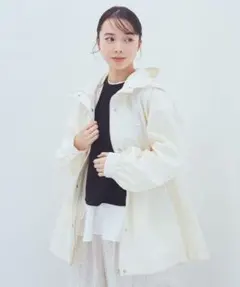 earth music&ecology ドロストミドル丈パーカー