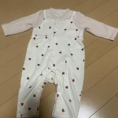 ハート模様ロンパース