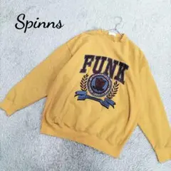 【スピンズ】メンズ トレーナー 刺繍入り ビックシルエット フリーサイズのサムネイル