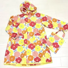 Wpc. キッズ レインコート 花柄 120-140cm 収納袋付のサムネイル
