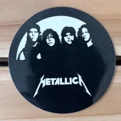 【新品未使用】METALLICA ステッカー 丸型 約6cm