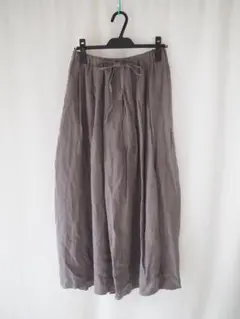 リネン100% ロングスカート