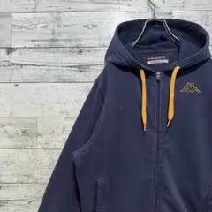 【カッパ】Kappa 刺繍ワンポイントロゴ レトロ 希少 スウェット パーカー