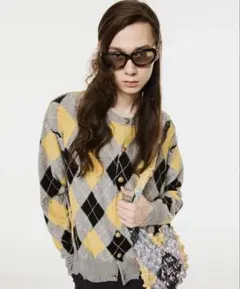 新品未使用‼️26aw MASU DIAMOND SCRAPEDCARDIGAN - メルカリ