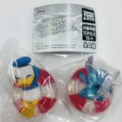 ディズニーキャラクター　ぷかぷかフロートタイム　2種　ガチャ　カプセルトイのサムネイル