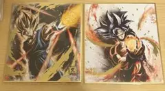 ドラゴンボール　孫悟空(身勝手の極意)　超ベジット　色紙　鳥山明(美品)