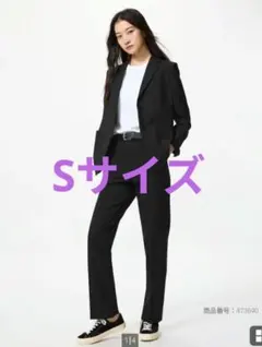 ユニクロ　感動ジャケット　カスタムオーダー　s レディース　ブラック