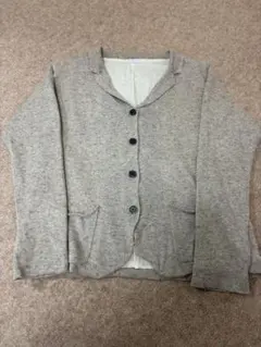 ichi ベージュ ニットカーディガン 長袖