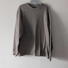 UNIQLO ソフトニットフリースクルーネック ベージュ XLサイズのサムネイル